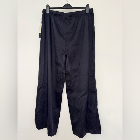 NWT Tahari Women’s Lyocell Soft Wide Leg Comfy Pajama SleepWear Drawstring Pants - Picture 3 of 7